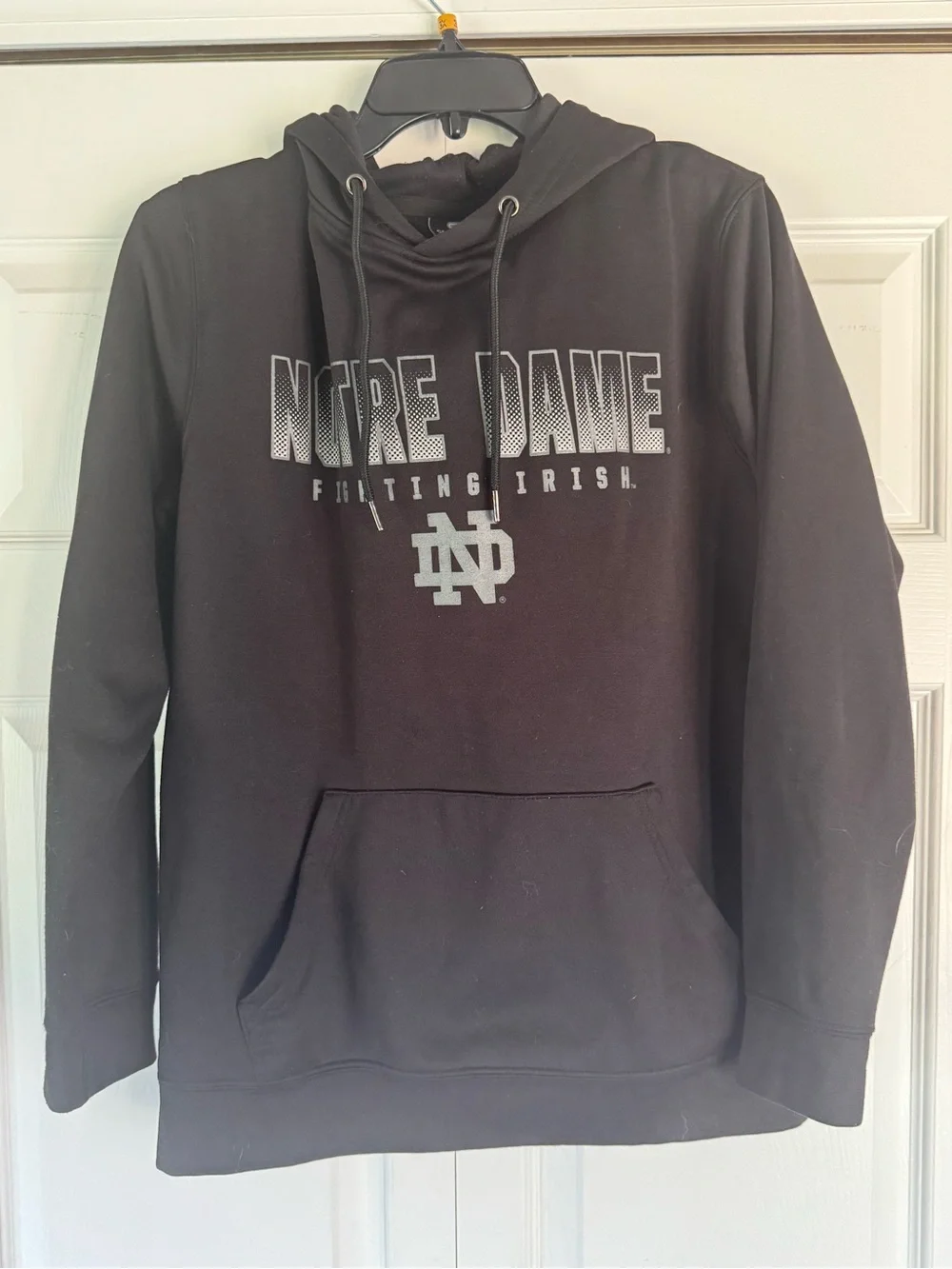 Colosseum More Dame Fighting Irish Black Crewneck Hoodie